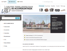 Tablet Screenshot of accordeontheek.nl